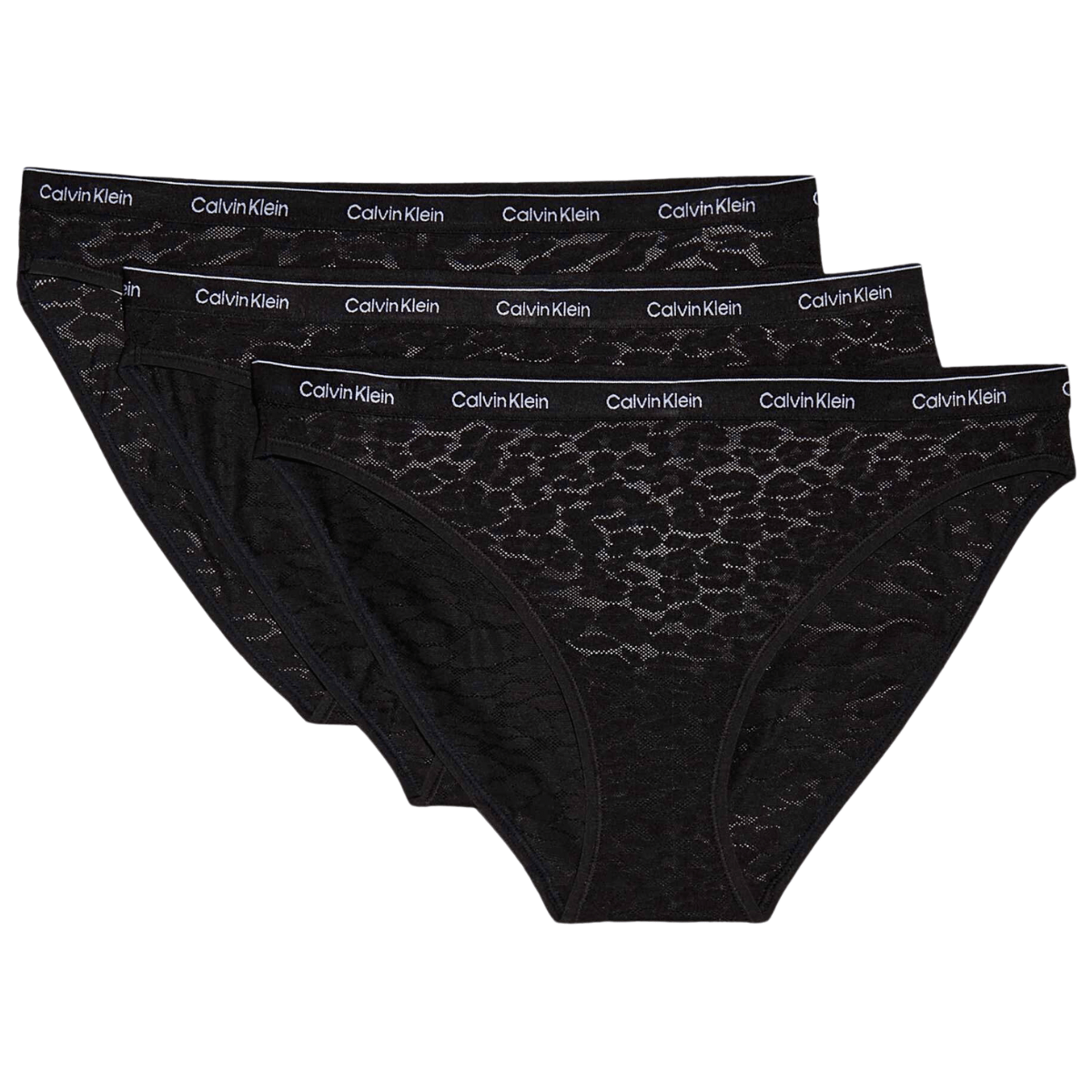 Calvin Klein Icon 3-Pack tai trusse, sort - 000QD5069E - UB1 - Black/Black/Black