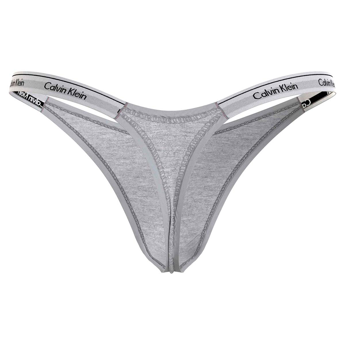 Calvin Klein Icon Logo g-streng, grå - 000QD5157E - P7A - Grey Heather