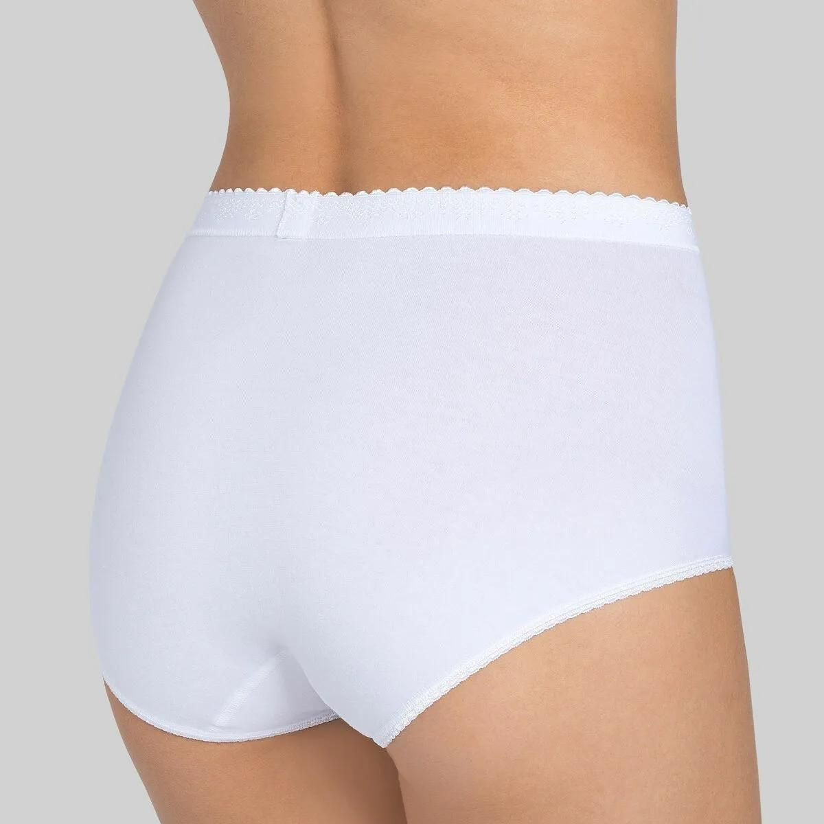 Sloggi Control maxi trusse, hvid - 10005203 - 0003 - White