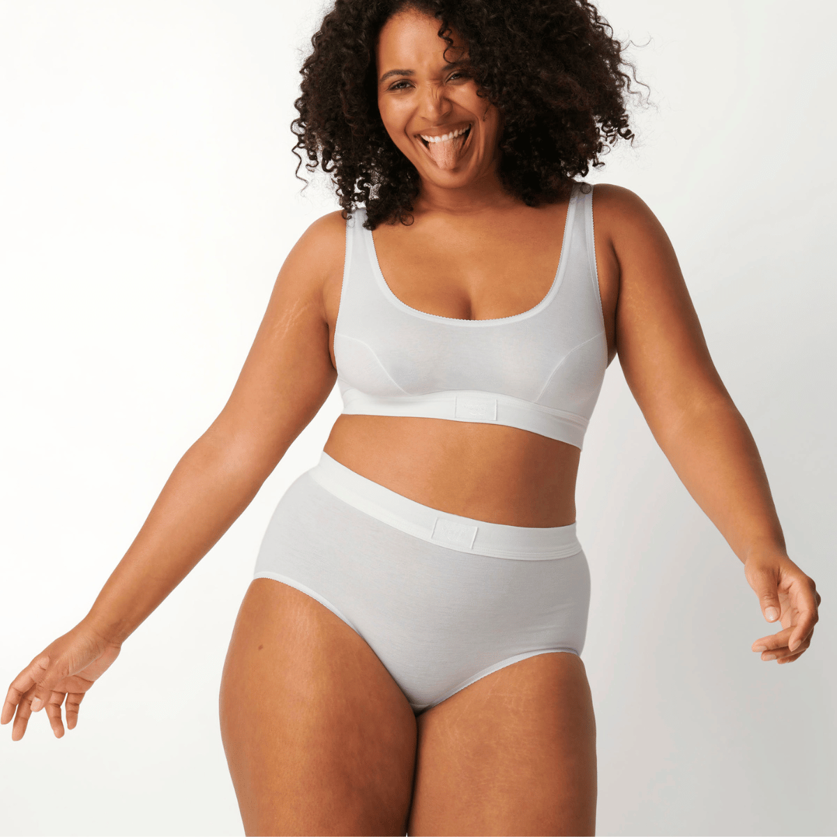 Sloggi Double Comfort maxi trusse, hvid - 10146348 - 0003 - White