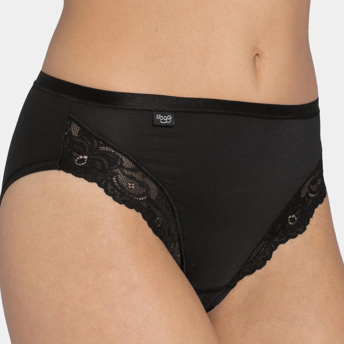 Sloggi Romance tai trusse, sort - 10031895 - 0004 - Black
