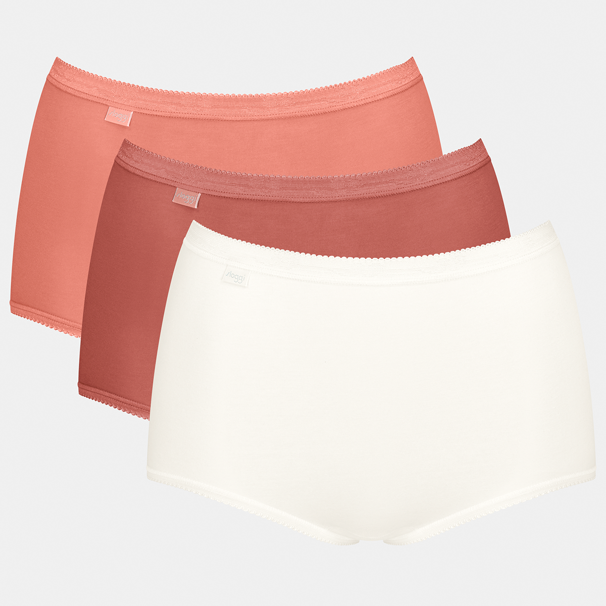 Sloggi Basic+ C3P 3-Pack maxi trusse, multi - 10105593 - V021 - Multiple Colours