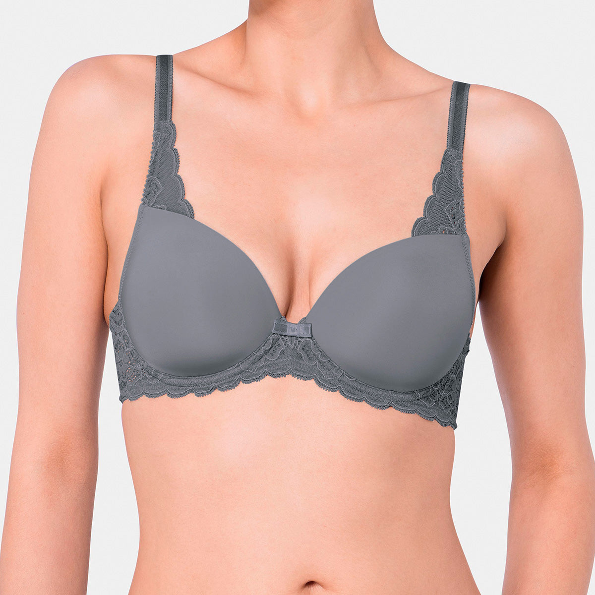 Triumph Amourette Spotlight WHP BH med bøjle, grå - 10181644 - M013 - Grey Combination