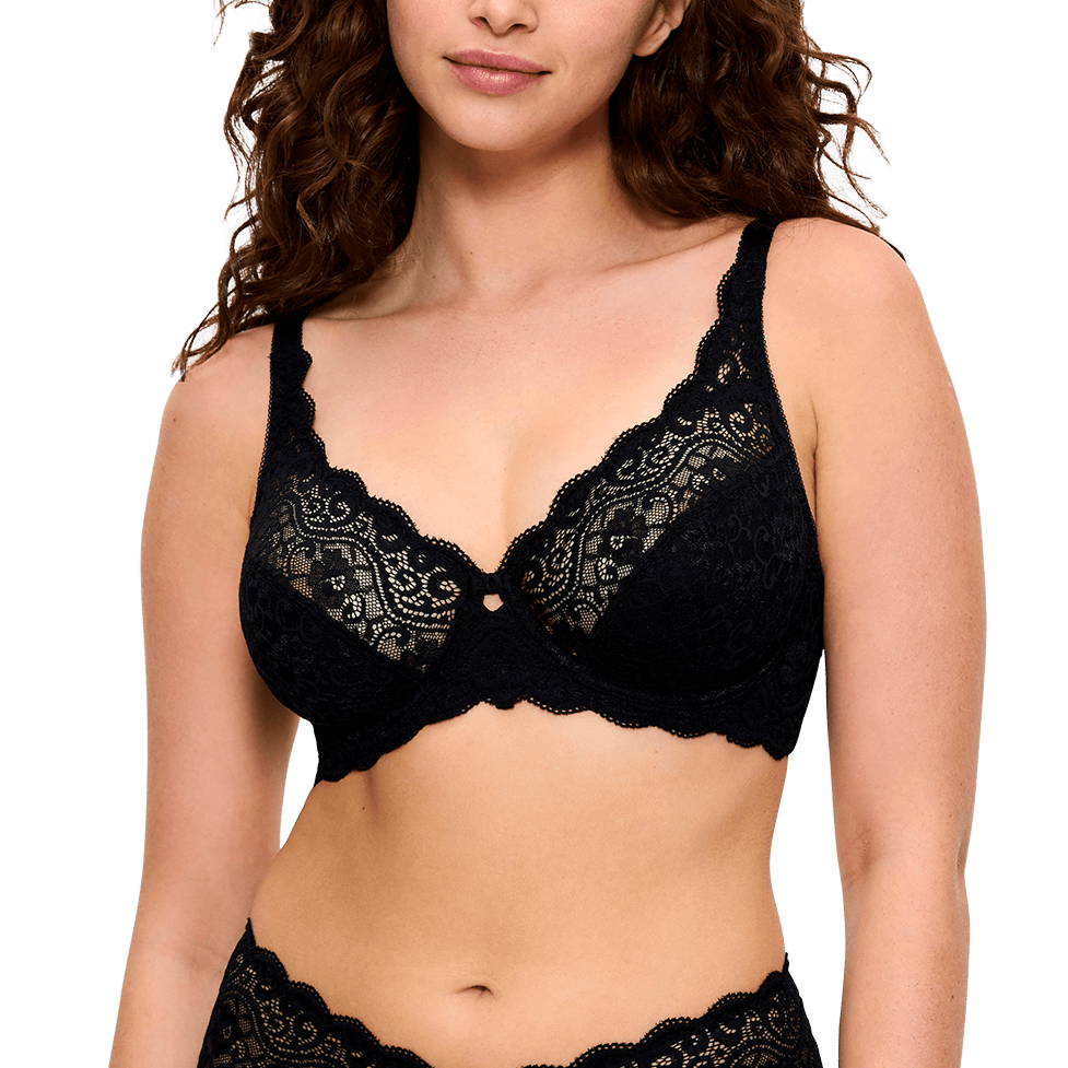 Triumph Amourette W BH med bøjle, sort - 10209574 - 0004 - Black