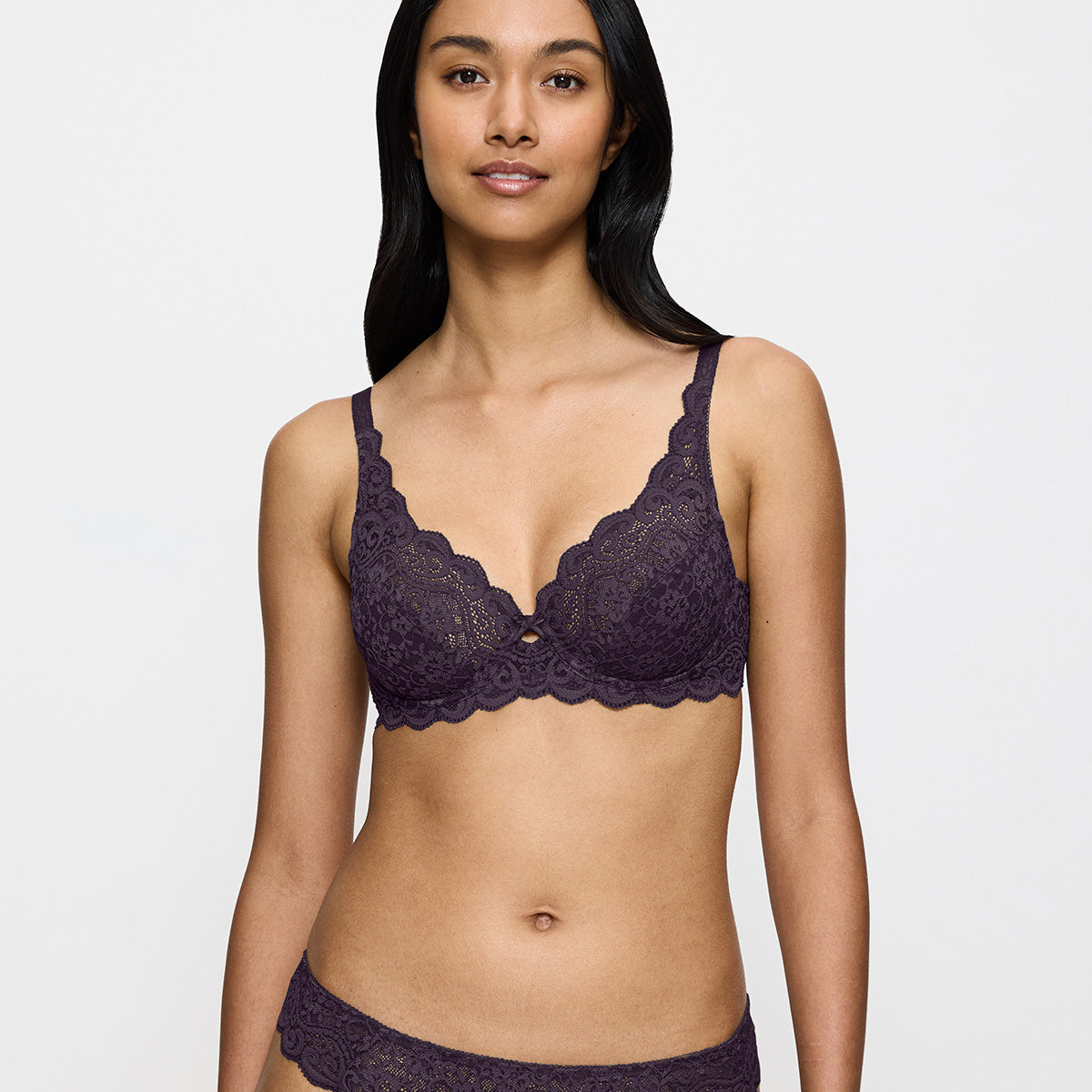 Triumph Amourette W BH med bøjle, lilla - 10209574 - 00YQ - Brandy