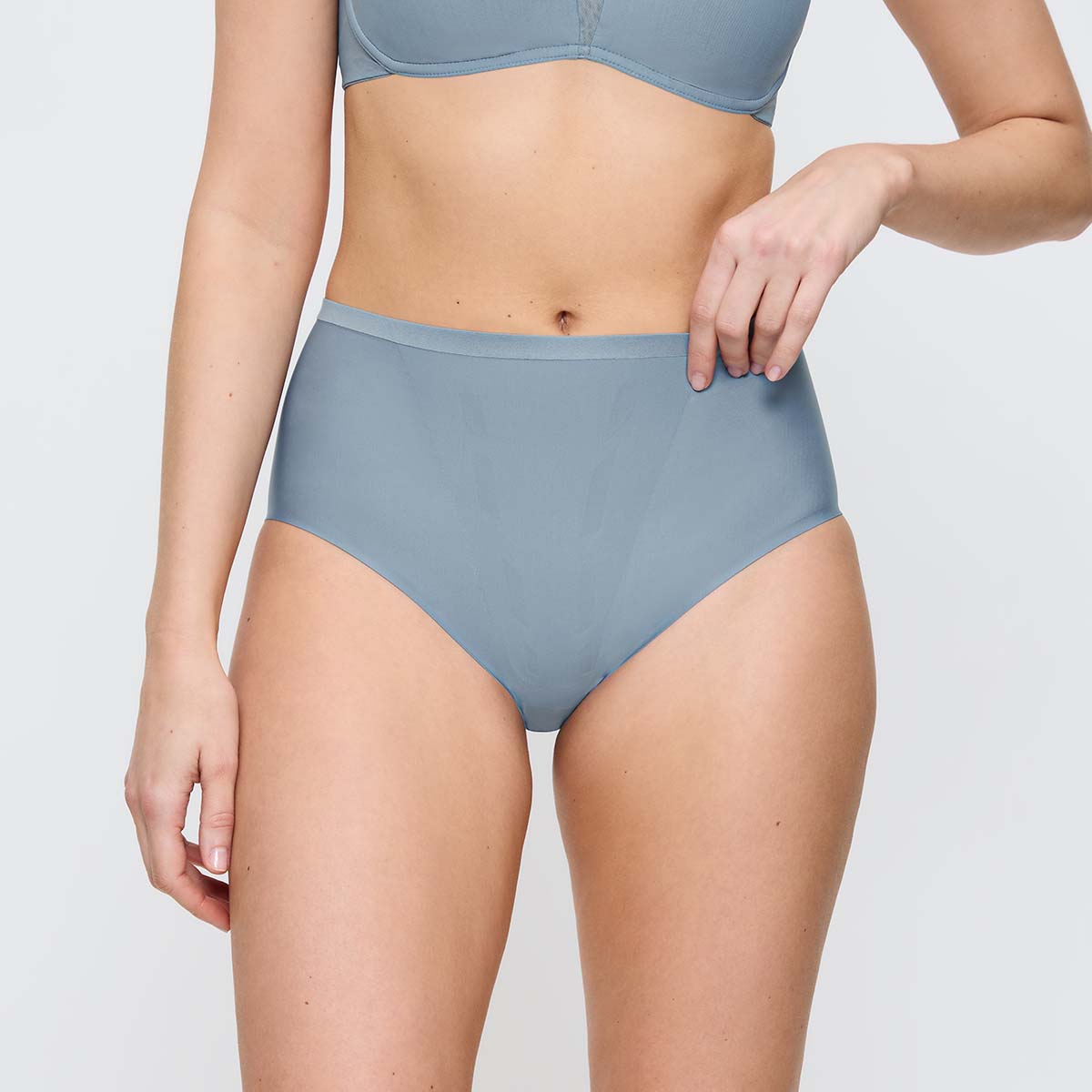 Triumph Shape Smart maxi trusse, blå - 10209655 - 6315 - Chambray