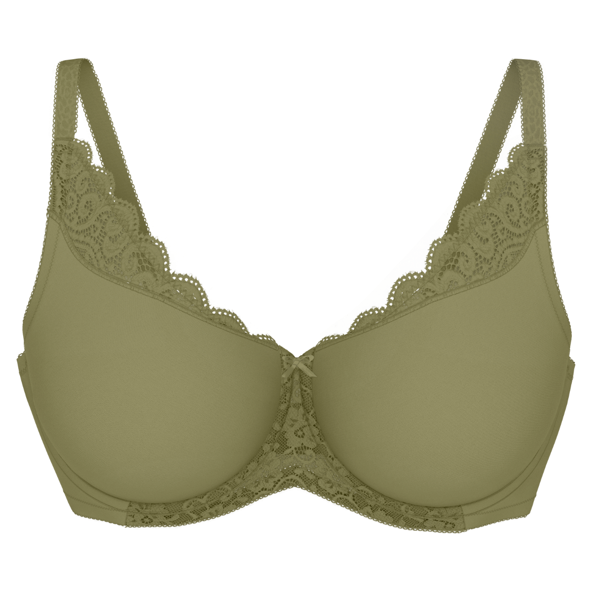 Triumph Amourette W01 BH med bøjle, grøn - 10210670 - 7855 - Olive Gold