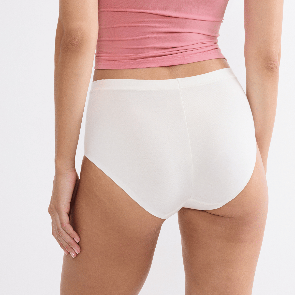 Triumph Smart Natural maxi trusse, creme - 10211539 - 1595 - Ecru White