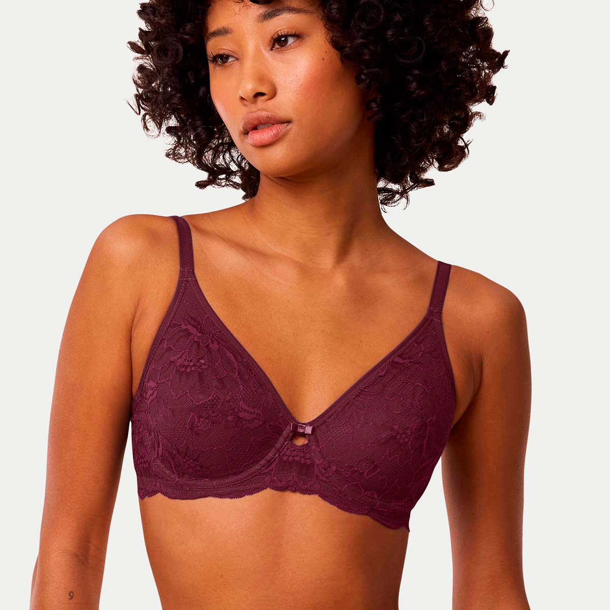 Triumph Amourette Charm T W02 BH med bøjle, bordeaux - 10214458 - 00EG - Burgundy