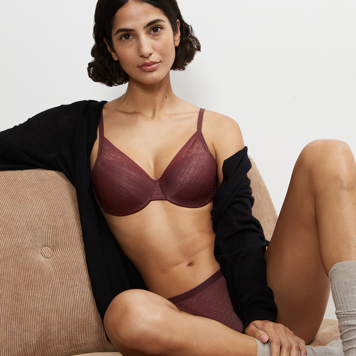 Triumph Signature Sheer WHP BH med bøjle, brun - 10215948 - 7572 - Decadent Chocolate