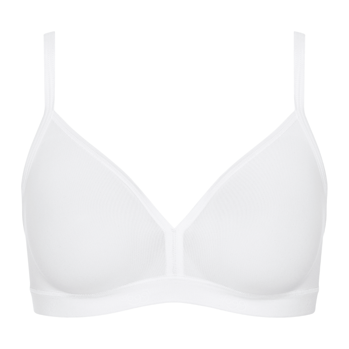 Sloggi Sensual Fresh bralette BH, hvid - 10215984 - 0003 - White