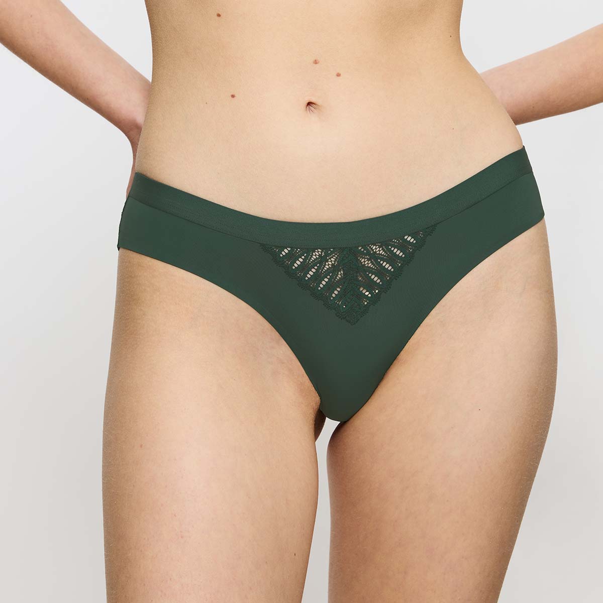 Triumph Aura Spotlight T brazilian trusse, grøn - 10216453 - 6172 - Green Kiss