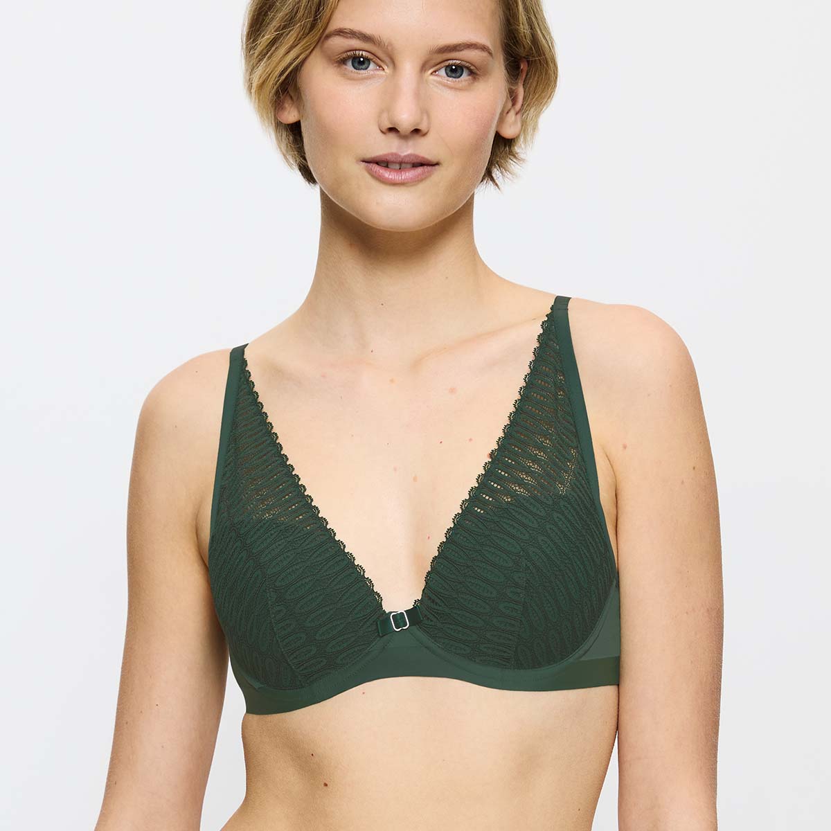 Triumph Aura Spotlight WP BH med bøjle, grøn - 10216460 - 6172 - Green Kiss