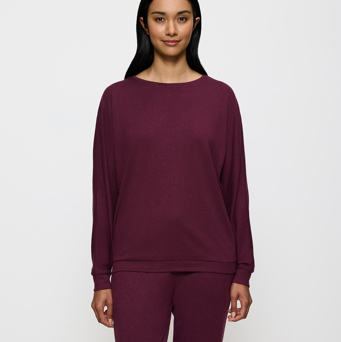 Triumph Cozy Comfort striktrøje, bordeaux - 10216538 - 00EG - Burgundy