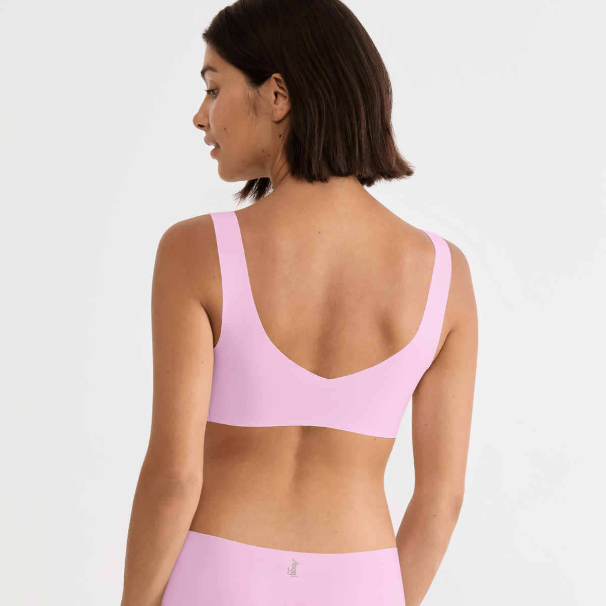 Sloggi Zero Feel 2.0 bralette BH, lyserød - 10217728 - 1588 - Floral Pink