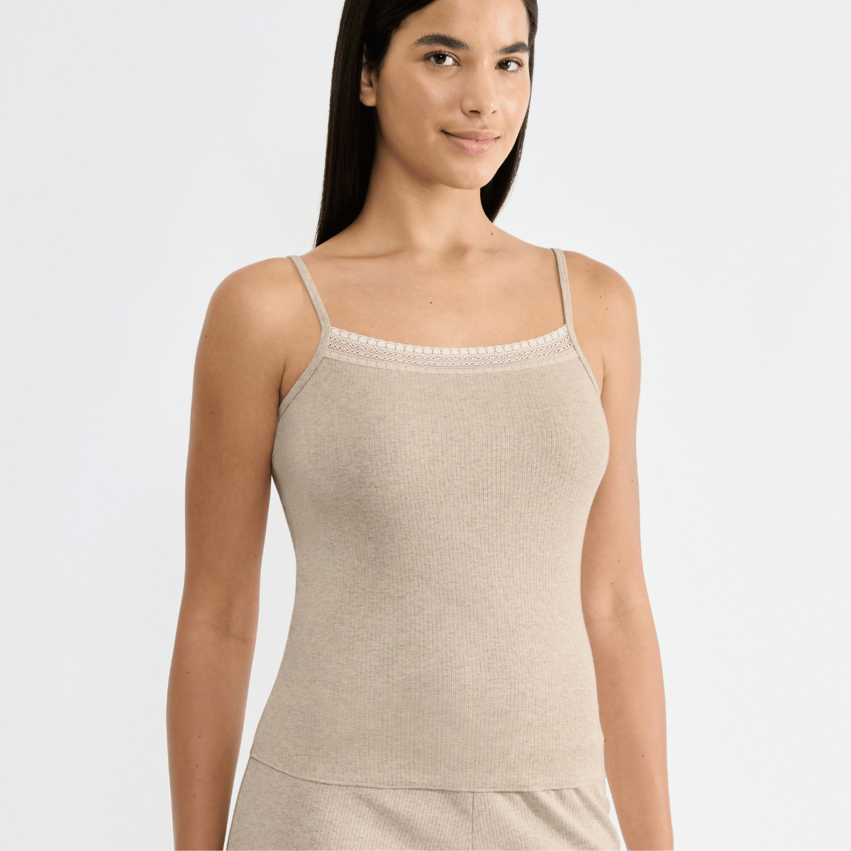 Sloggi Go top, beige - 10217730 - M013 - Grey Combination