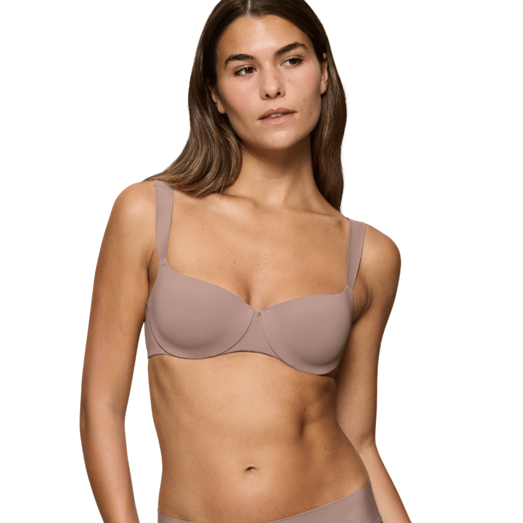 Triumph Body Make-Up Illusion BH med bøjle, rosa - 10217849 - 00ZE - Chocolate Mousse