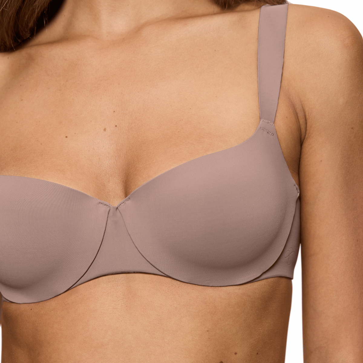 Triumph Body Make-Up Illusion BH med bøjle, rosa - 10217849 - 00ZE - Chocolate Mousse