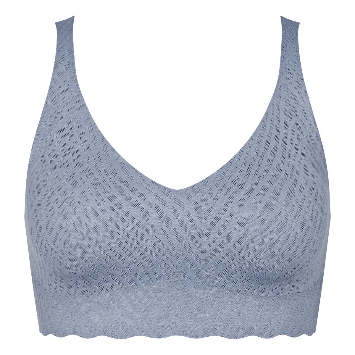 Sloggi Zero Feel Bliss bralette BH, blå - 10219598 - 00PP - Bluish Gray