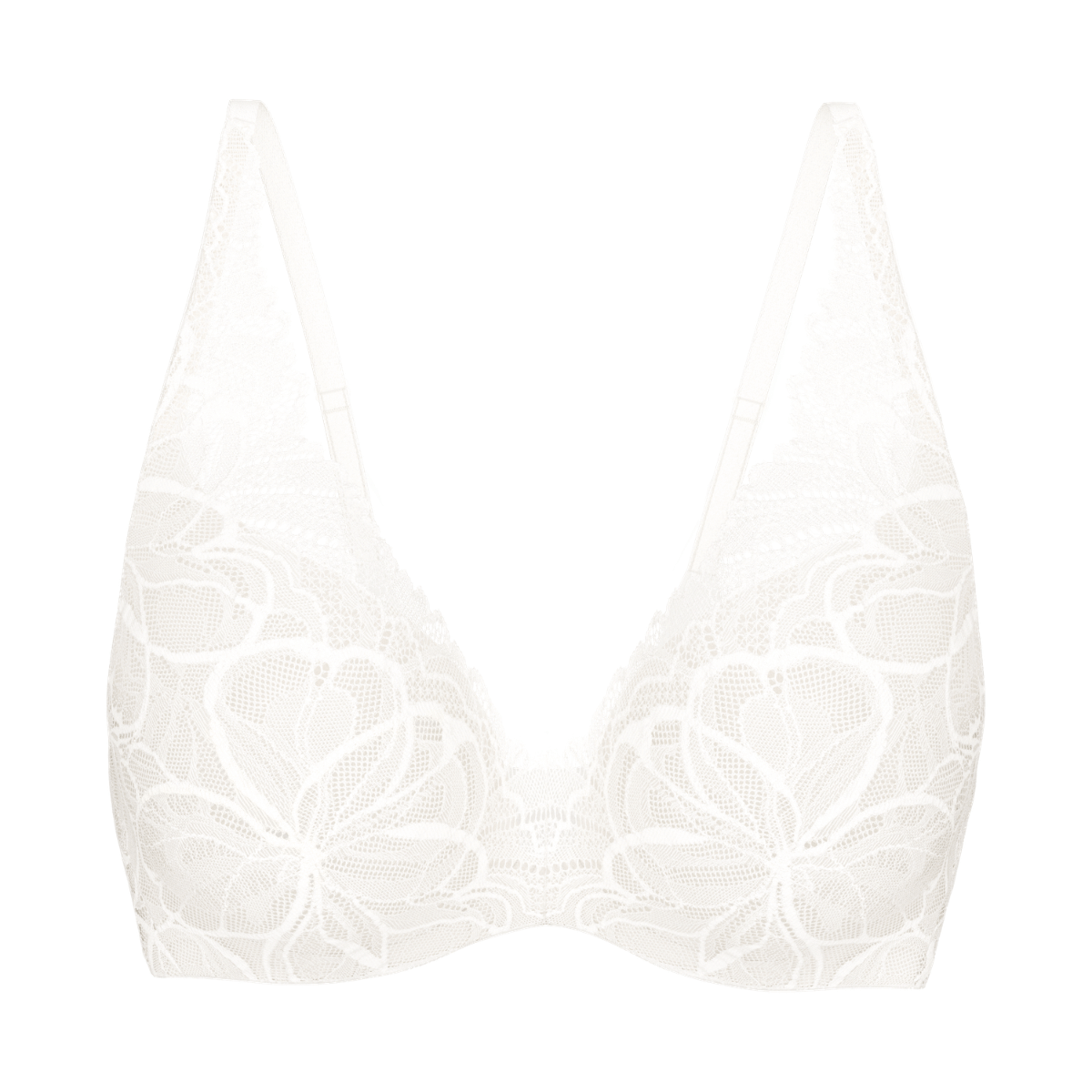Triumph Body Make-Up Illusion Lace WP BH med bøjle, creme - 10219710 - 1595 - Ecru White