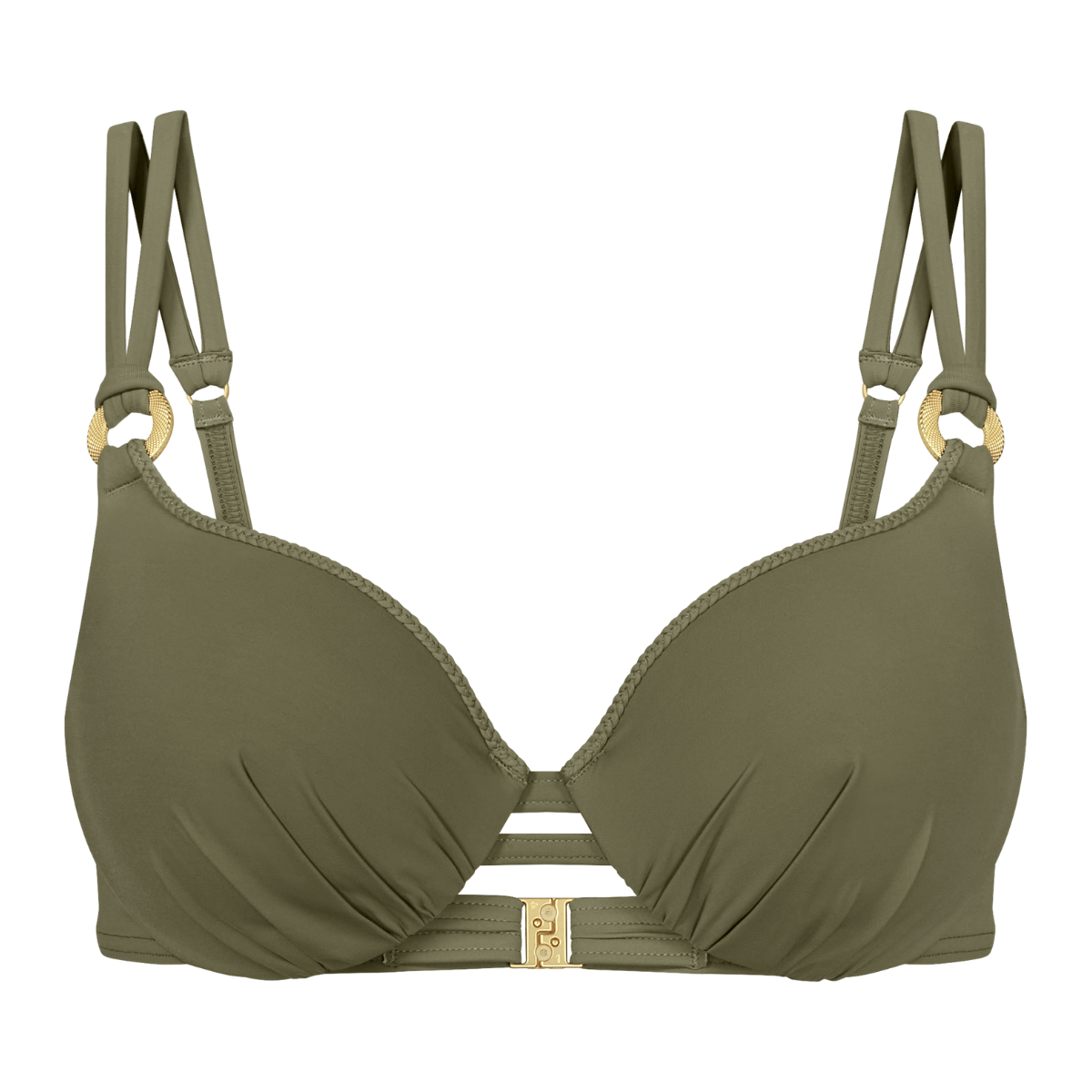 Triumph Summer Twist WP bikini top med bøjle, grøn - 10222228 - 00MM - Sage Green