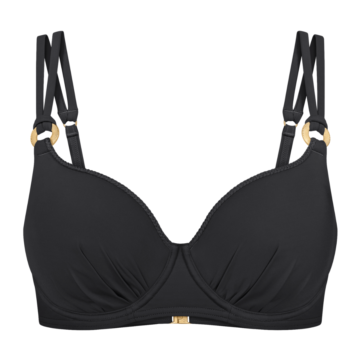 Triumph Summer Twist WP bikini top med bøjle, sort - 10222228 - 0240 - Black