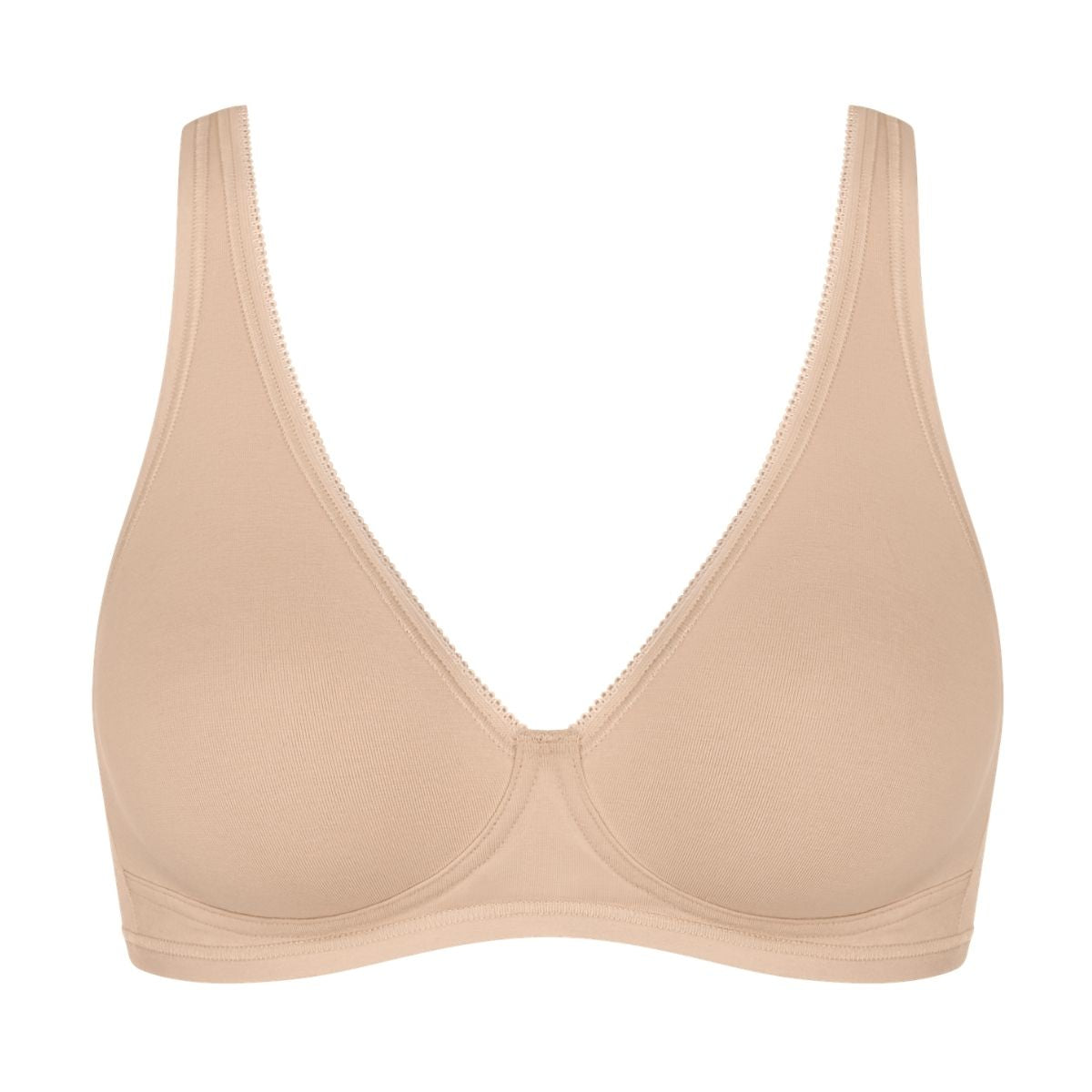 Sloggi Basic+ BH uden bøjle, beige - 10222327 - 0026 - Skin