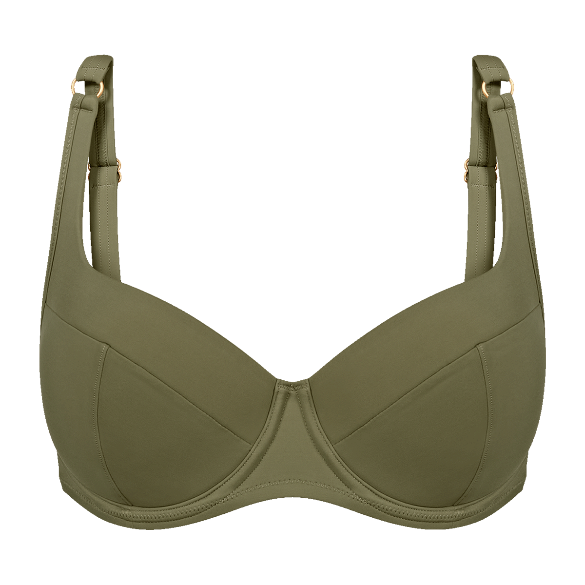 Triumph Summer Twist WP bikini top med bøjle, grøn - 10222675 - 00MM - Sage Green