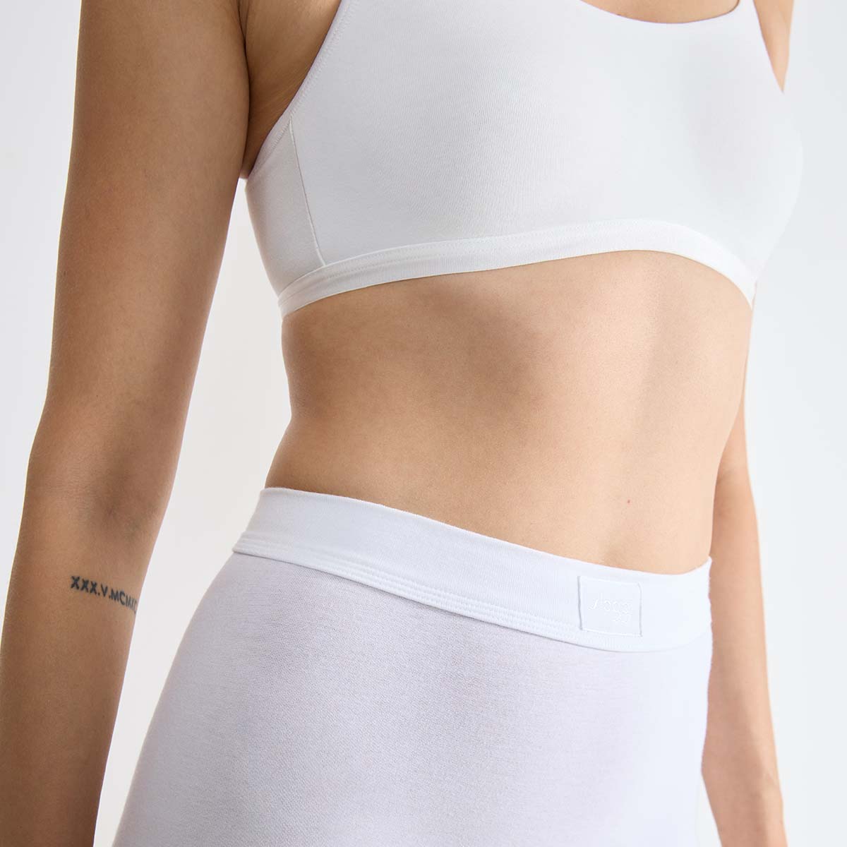 Sloggi Double Comfort Short maxi trusse, hvid - 10222782 - 0003 - Hvid