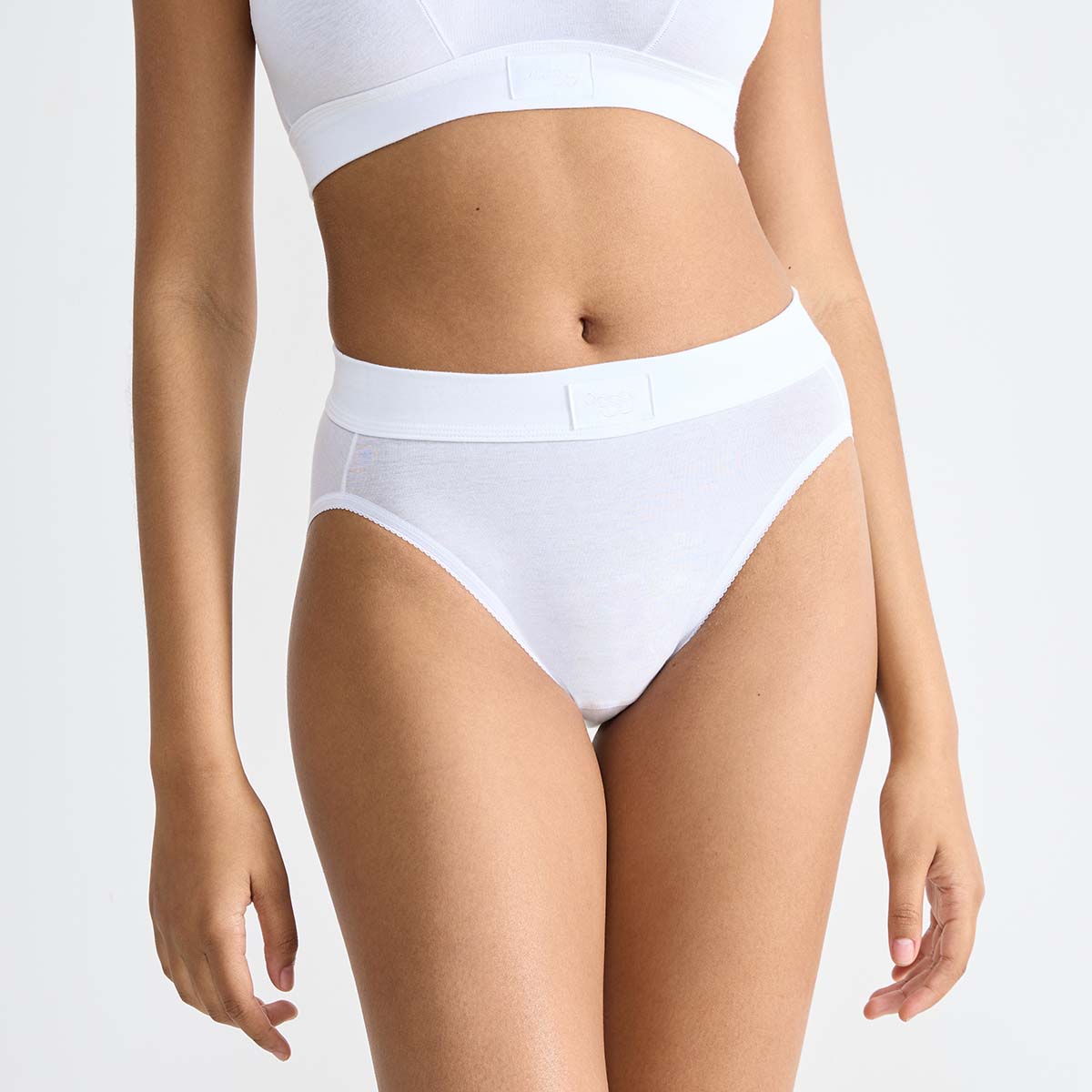 Sloggi Double Comfort 2-Pack tai trusse, hvid - 10222795 - 0003 - White