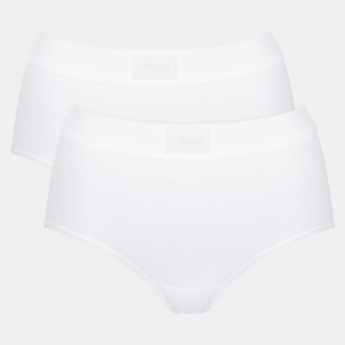 Sloggi Double Comfort 2-Pack maxi trusse, hvid - 10222796 - 0003 - White