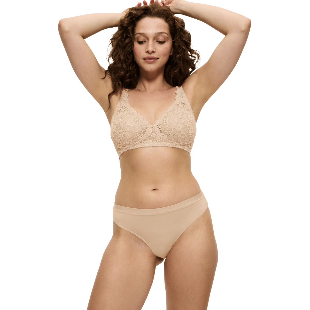 Triumph Sense Of Modal g-streng, beige - 10224759 - 0026 - Skin