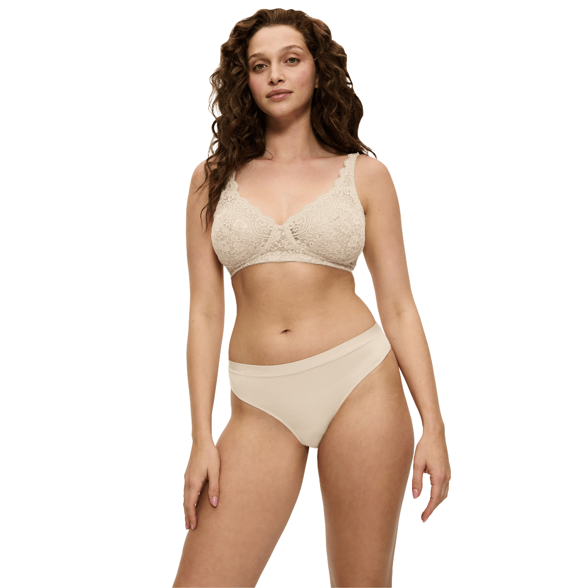 Triumph Sense Of Modal g-streng, creme - 10224759 - 6720 - Creamy Dream