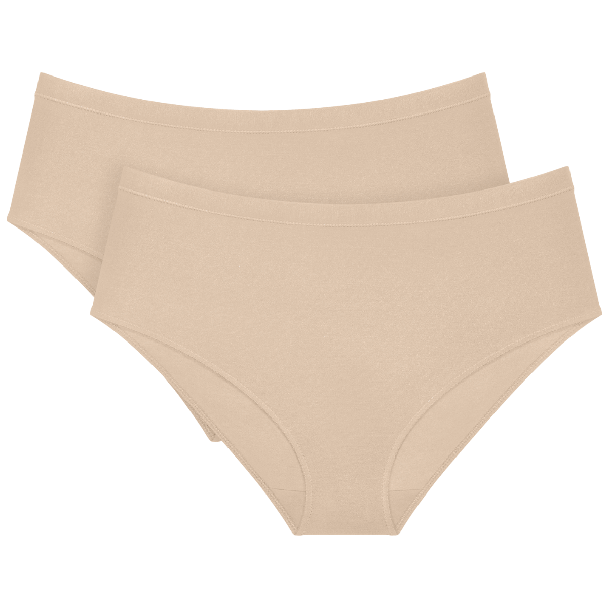 Triumph Sense Of Modal 2-Pack midi trusse, beige - 10224762 - 0026 - Skin