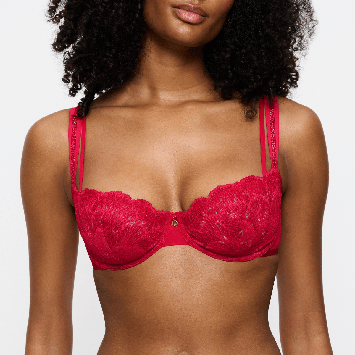 Triumph Palina Moonlight Kiss balconette BH, rød - 10224870 - 00FZ - Shanghai Red