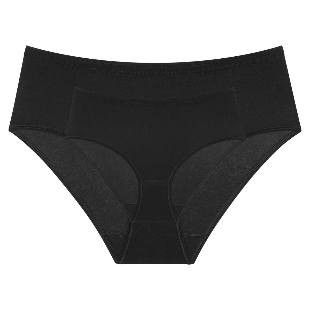 Triumph Sense Of Cotton midi trusse, sort - 10224970 - 0004 - Black