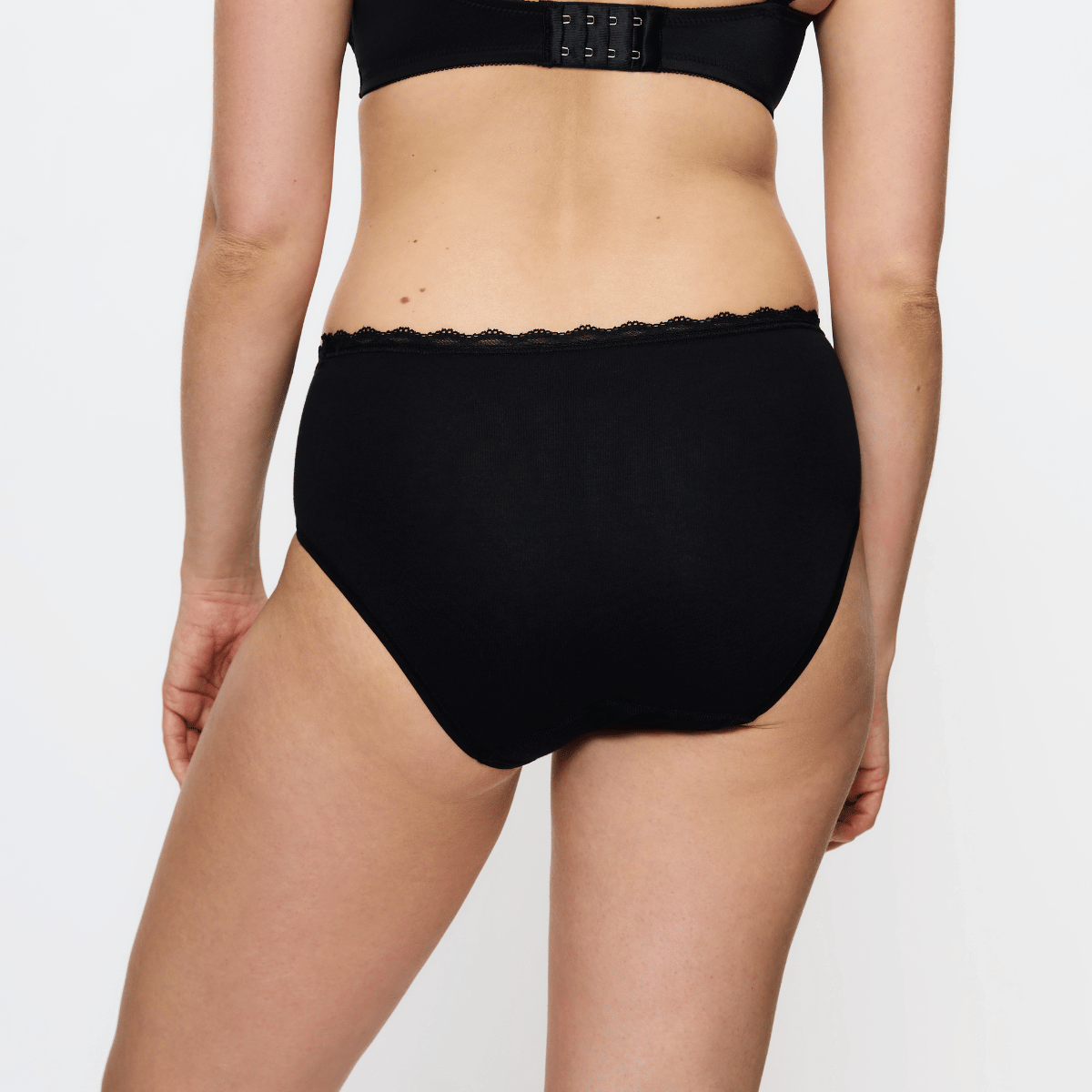 Triumph Feel Of Cotton 2-Pack midi trusse, sort - 10225011 - 0004 - Black