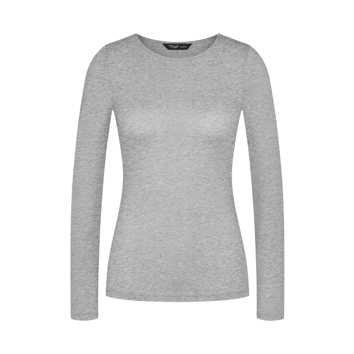 Triumph Beauty Layers uldtrøje, grå - 10225656 - M033 - Medium Grey Melange
