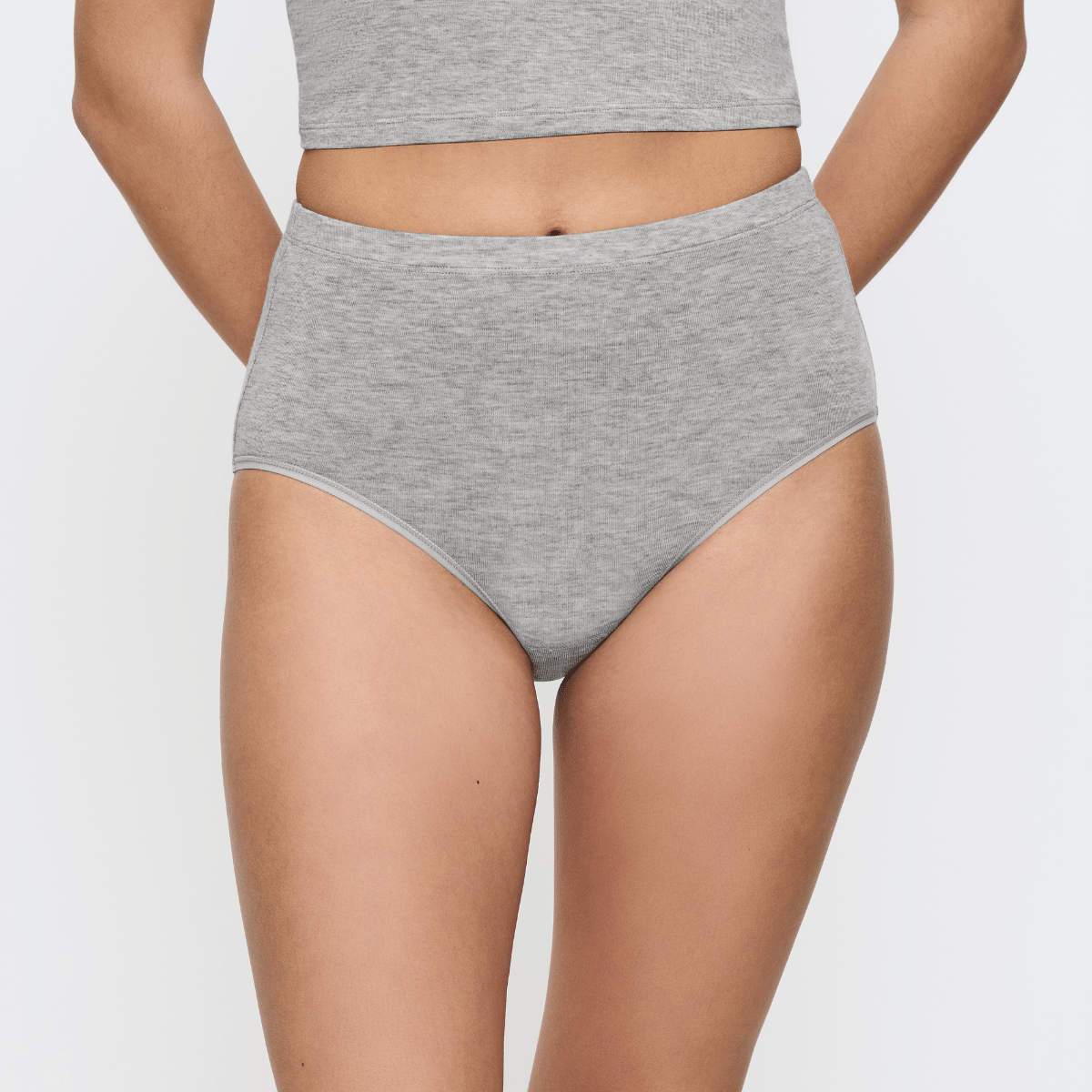 Triumph Beauty Layers maxi trusse, grå - 10225657 - M033 - Medium Grey Melange