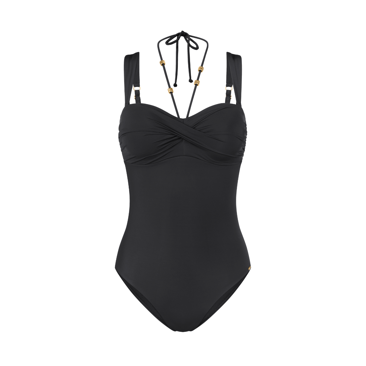 Triumph Summer Twist OPD badedragt uden bøjle, sort - 10226488 - 0004 - Black