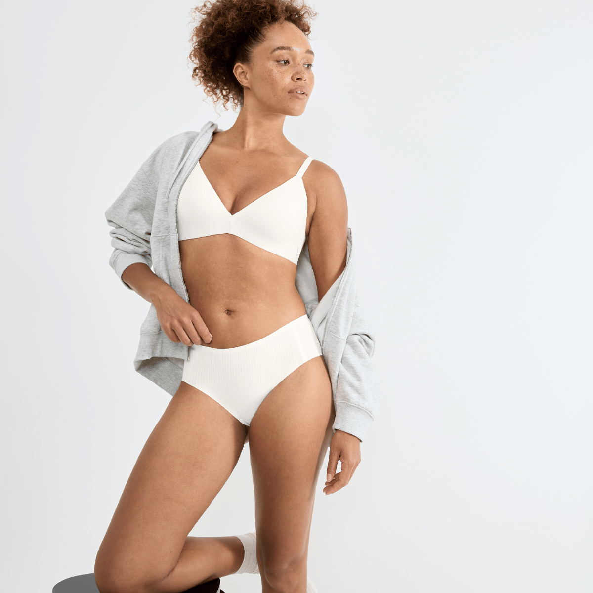 Sloggi Zero Feel Pure hipster trusse, hvid - 10226717 - 00GZ - Silk White
