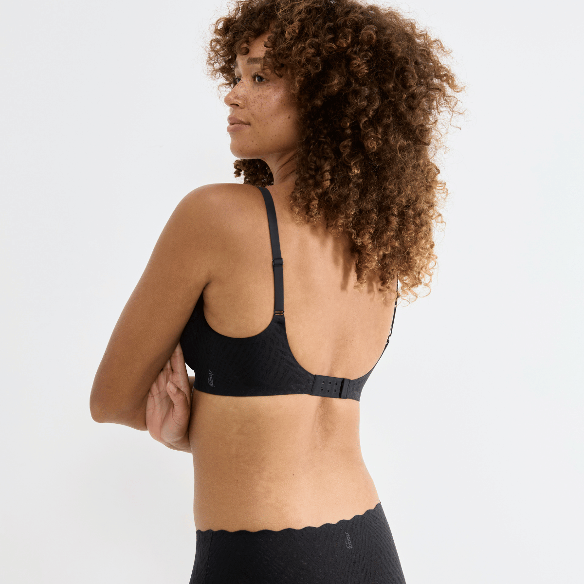 Sloggi Zero Feel Bliss push-up BH, sort - 10226744 - 0004 - Black