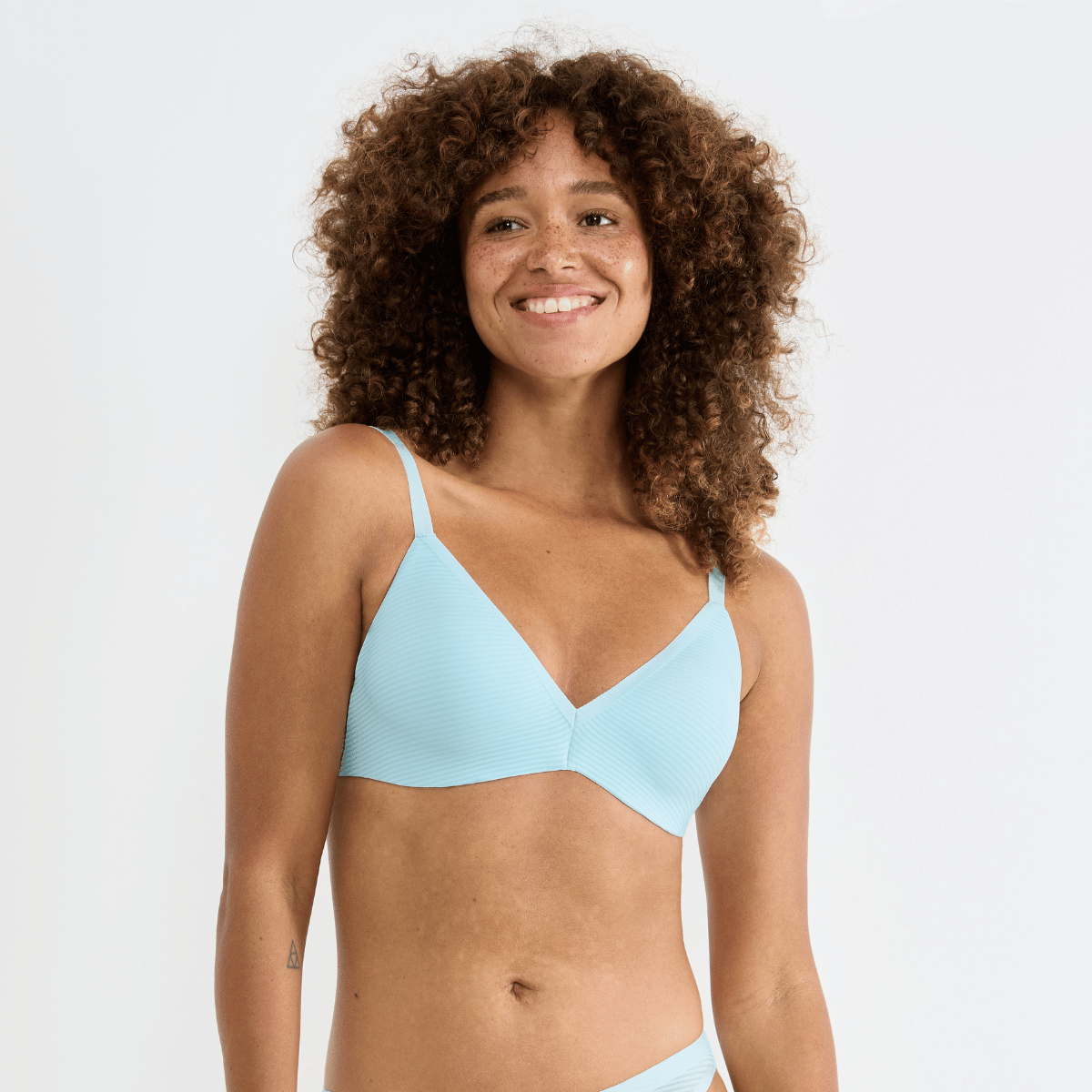 Sloggi Zero Feel Air The Up push-up BH, lyseblå - 10226745 - 3879 - Fresh Mint