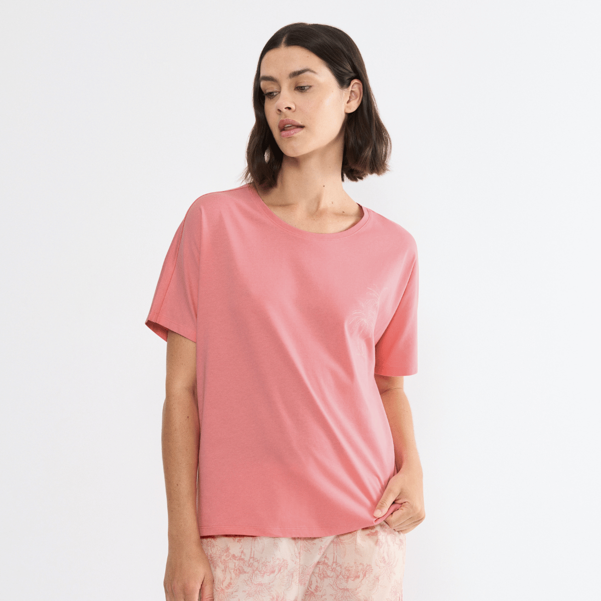 Triumph Mix & Match t-shirt, pink - 10227216 - 00BE - Cherry Rose
