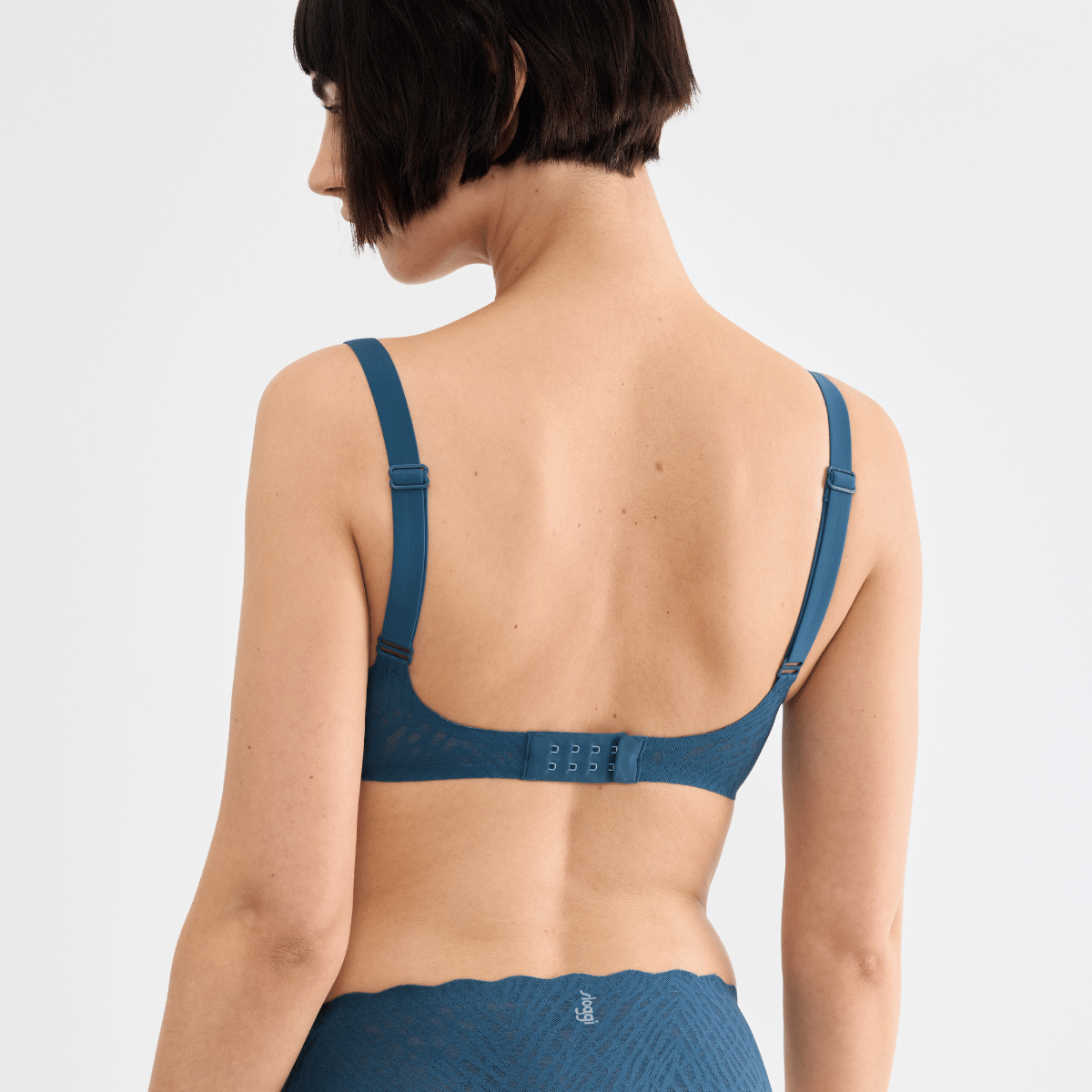 Sloggi Zero Feel Bliss The Up BH top, blå - 10228211 - 1692 - Smoky Blue