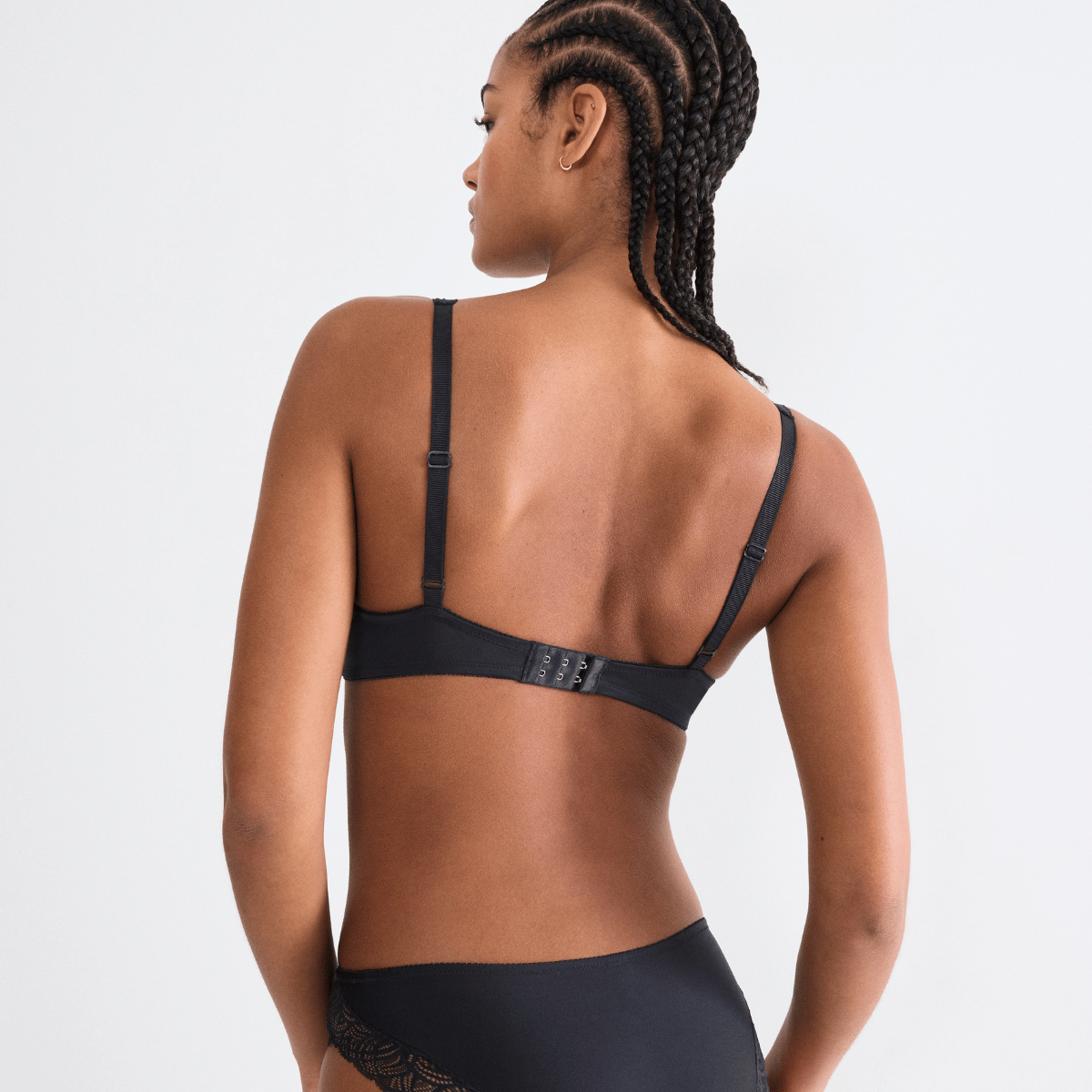 Triumph Amourette Graphic W BH med bøjle, sort - 10229007 - 0004 - Black