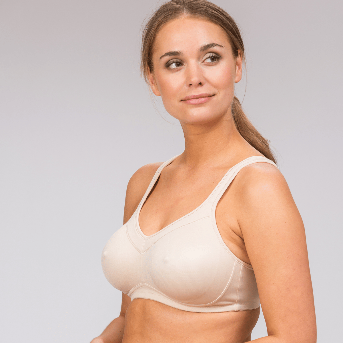 Trofé Betty BH uden bøjle, beige - 10278 - 1100 - Skin