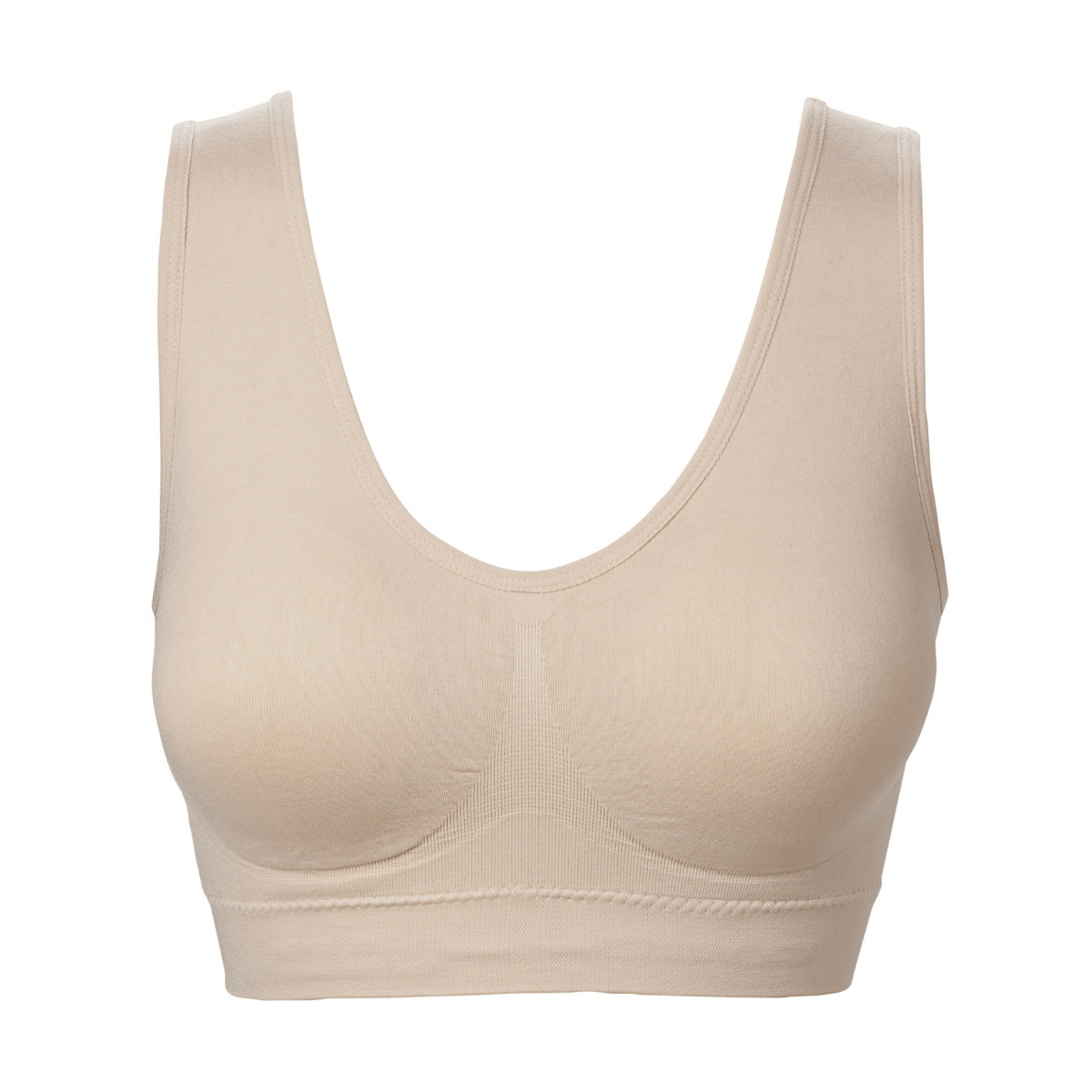 Trofé Heidi BH top, beige - 10300 - 1100 - Skin