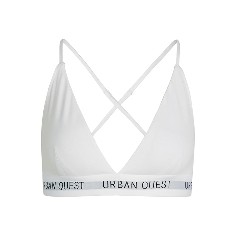 Urban Quest 2-Pack trekant BH, hvid - 1140 - 1000 - White