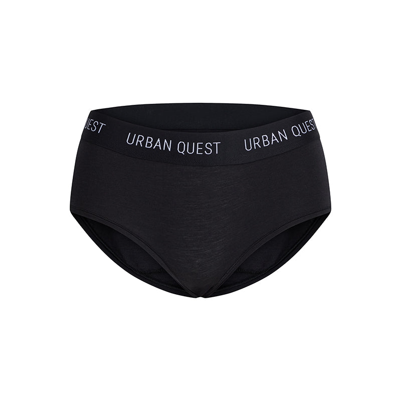 Urban Quest 3-Pack hipster trusse, sort - UQ1160 - 9000 - Black